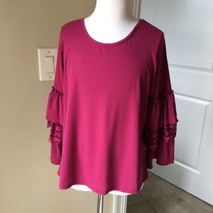 My Michelle Girls Ribbed Knit top. XL🌹